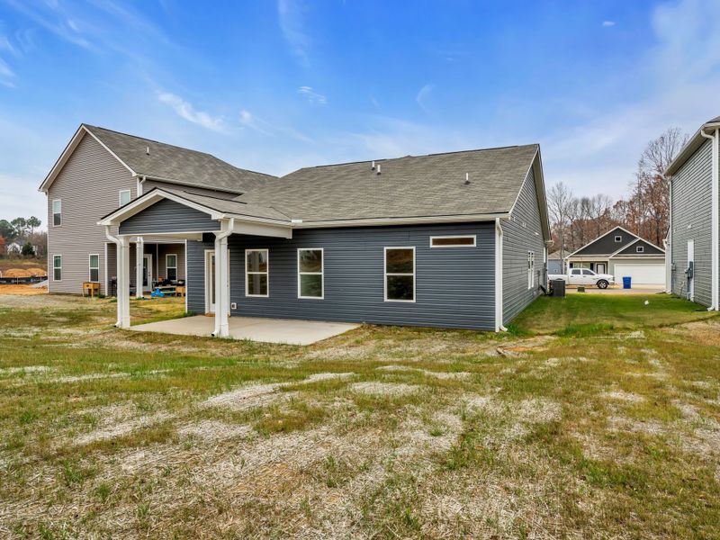Exterior details and patio area of a home in Cantigny Park, Clarksville (Image 22).
