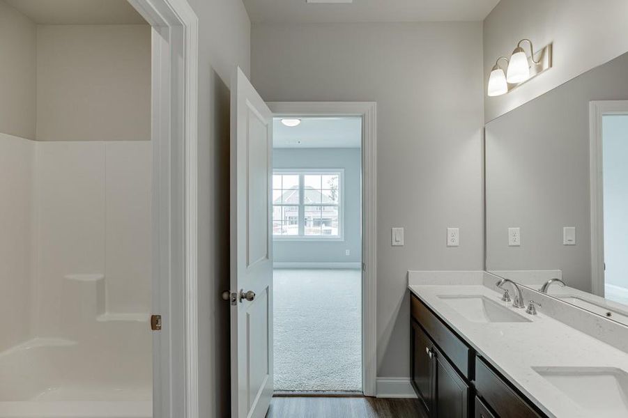 Furnished interior view inside a new home in , Suwanee (Image 14).