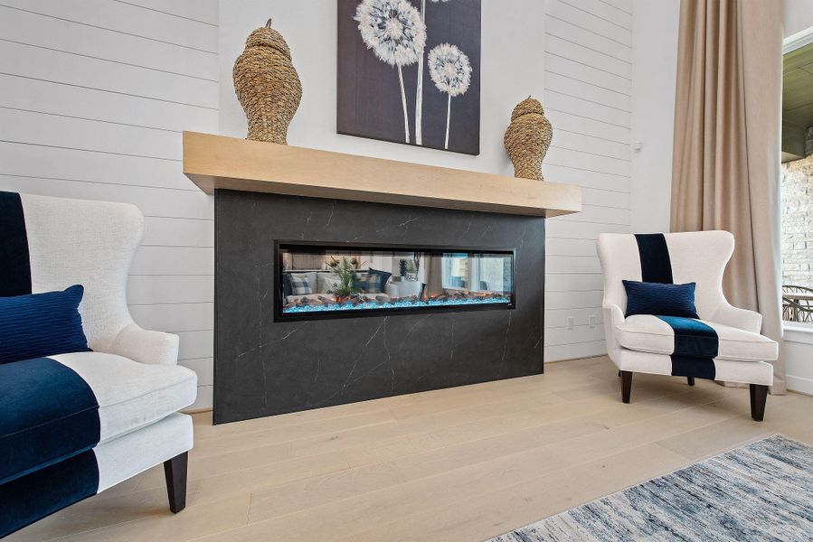 Furnished interior view inside a new home in Bridgeland, Cypress (Image 14). Furnished interior view inside a new home in Bridgeland, Cypress (Image 14).