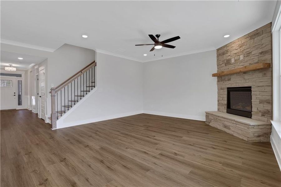 Spacious, unfurnished interior of a new home in Marble Tree, Ball Ground (Image 20).