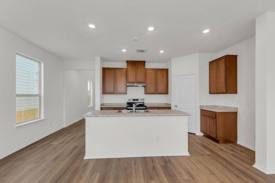 Furnished interior view inside a new home in Sonterra - Cool Water, Jarrell (Image 5).