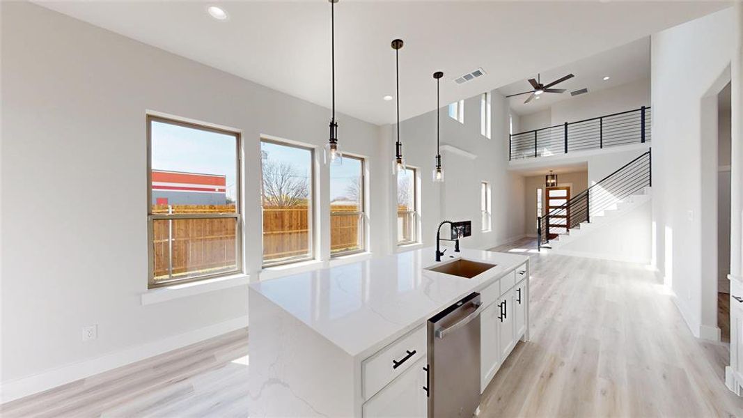 Furnished interior view inside a new home in , Grand Prairie (Image 5). Furnished interior view inside a new home in , Grand Prairie (Image 5).