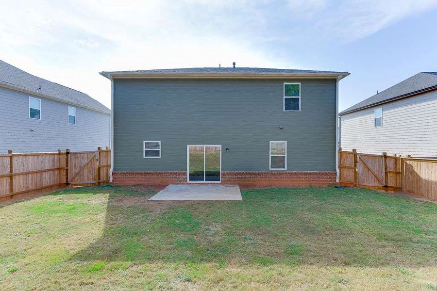 Exterior details and patio area of a home in , Loganville (Image 19). Exterior details and patio area of a home in , Loganville (Image 19).
