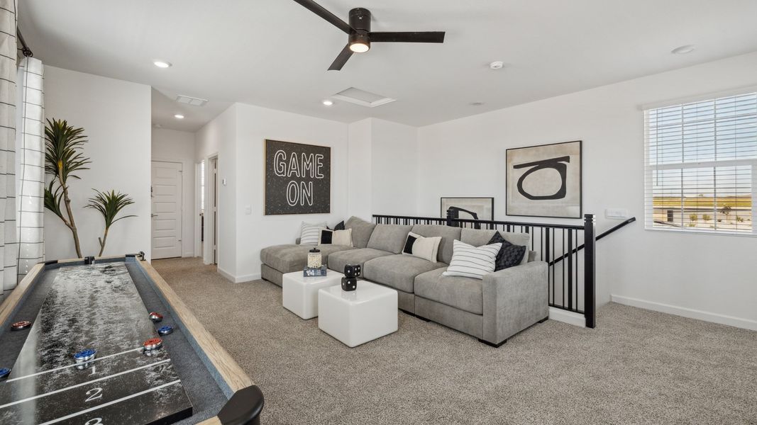 Furnished interior view inside a new home in Remington, Buckeye (Image 29).