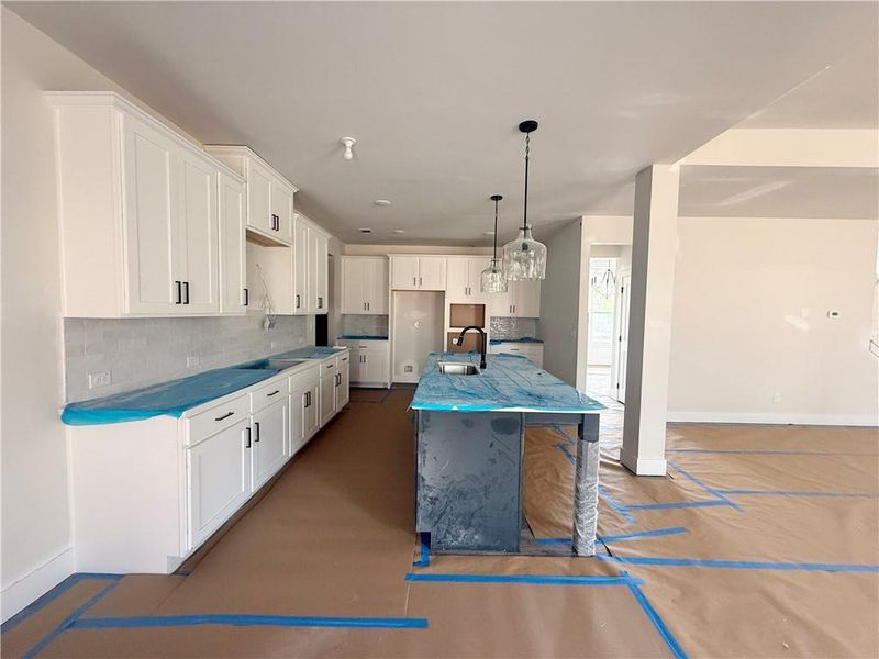 In-progress construction of a new home in , Hoschton, GA (Image 12).