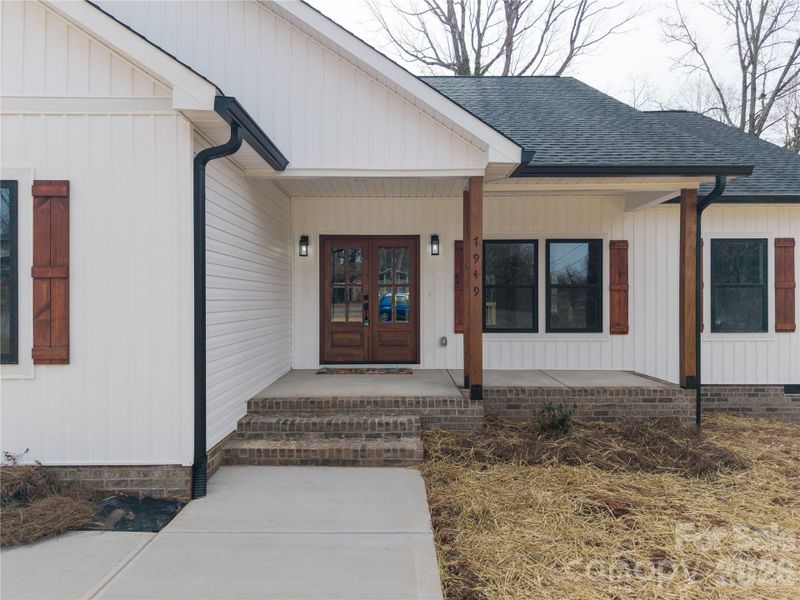 Exterior details and patio area of a home in , Hickory (Image 3). Exterior details and patio area of a home in , Hickory (Image 3).