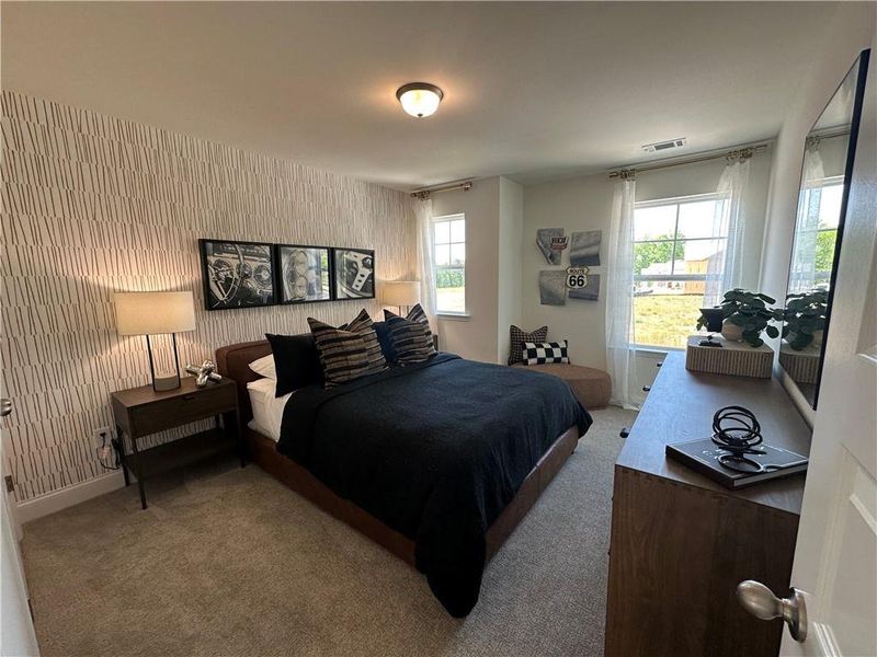 Furnished interior view inside a new home in Mulberry Summit, Flowery Branch (Image 13).