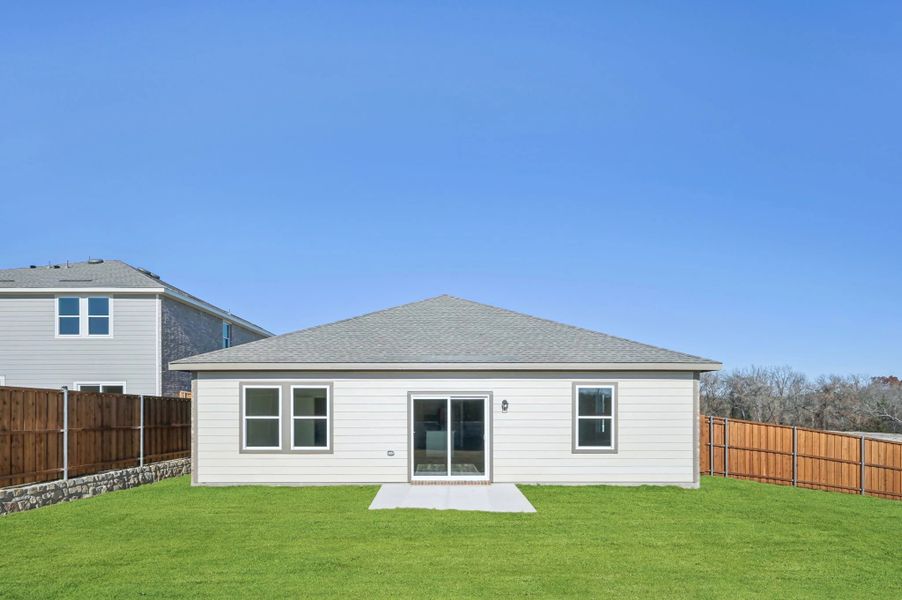 Representative exterior details of a home built from the Firefly by Starlight Homes in Sunterra Lakes, Brookshire (Image 3).