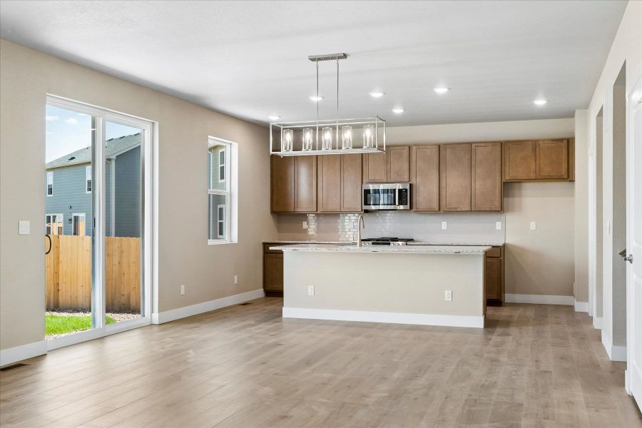 Furnished interior view inside a new home in The Glen-12, Colorado Springs (Image 8).