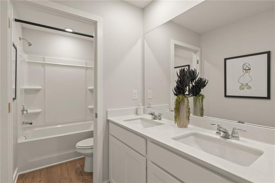 Furnished interior view inside a new home in Oak Grove Glen, Snellville (Image 13).