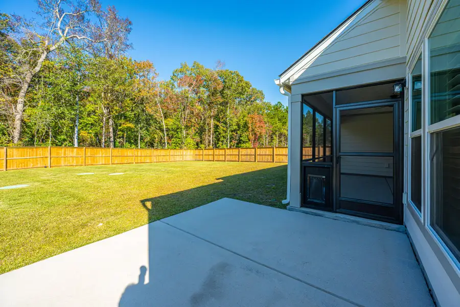 Exterior details and patio area of a home in Sea Island Preserve, Johns Island (Image 3). Exterior details and patio area of a home in Sea Island Preserve, Johns Island (Image 3).