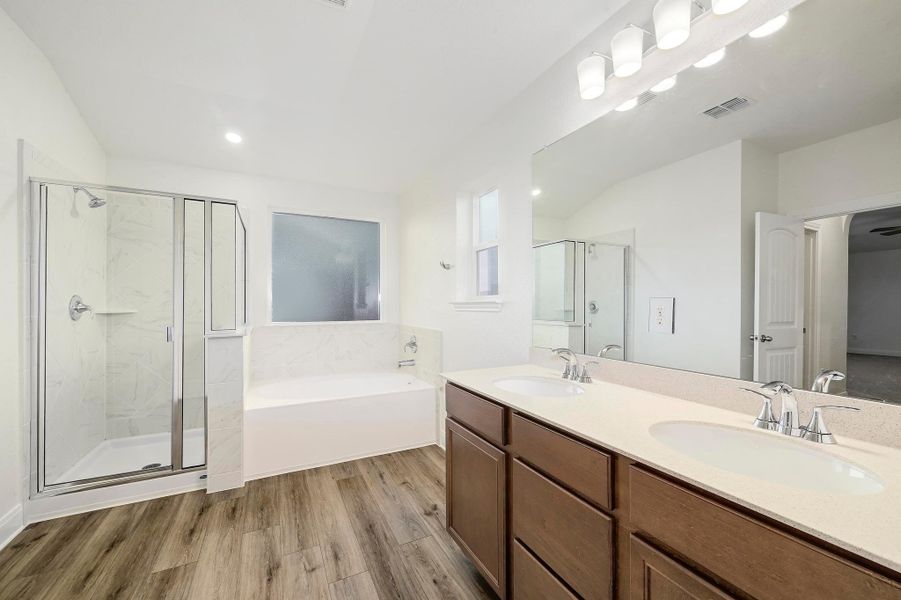 Furnished interior view inside a new home in McKinney Crossing, Austin (Image 5). Furnished interior view inside a new home in McKinney Crossing, Austin (Image 5).