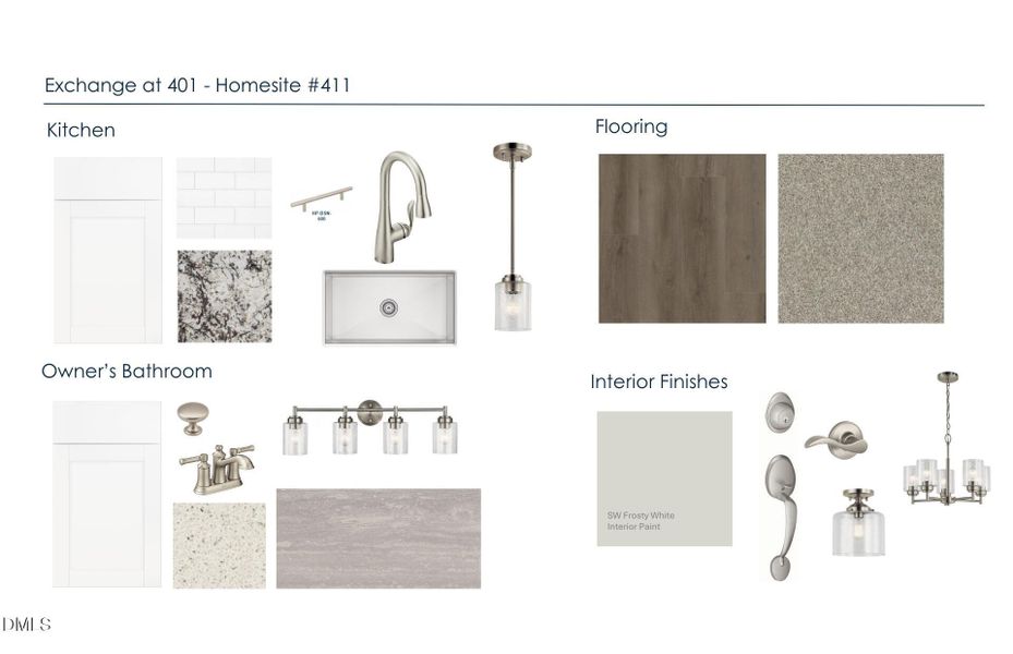 E401 Design Selections Lot #411