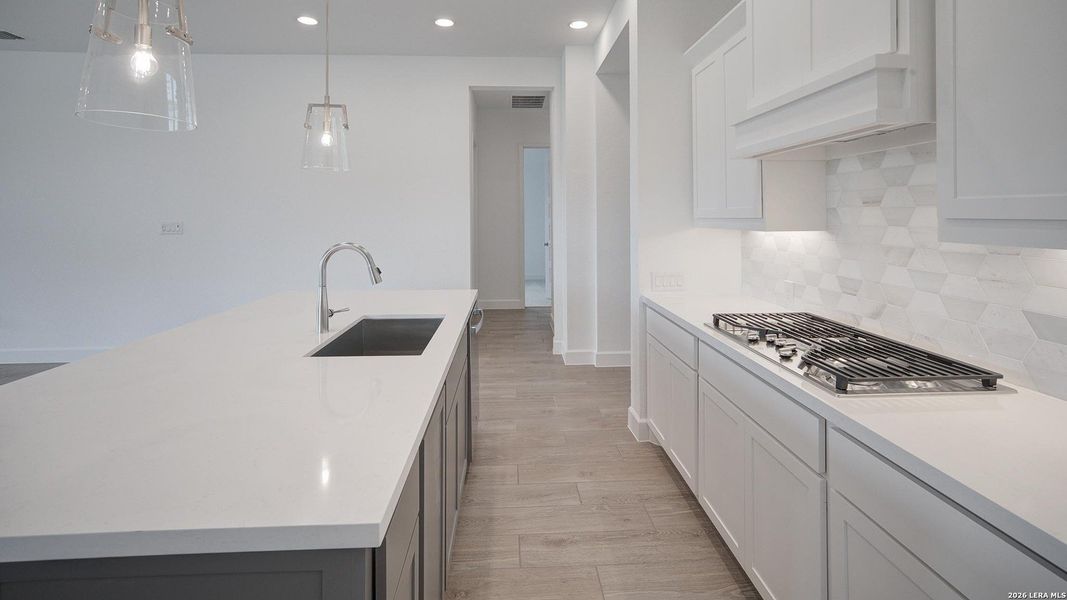 Furnished interior view inside a new home in Alsatian Oaks, Castroville (Image 13).