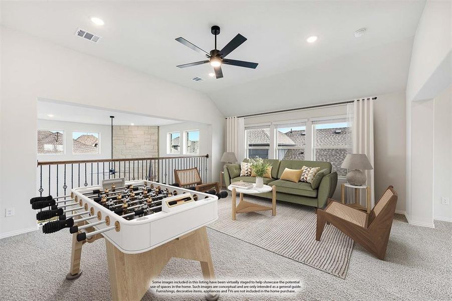 Furnished interior view inside a new home in Liberty, Melissa (Image 9).