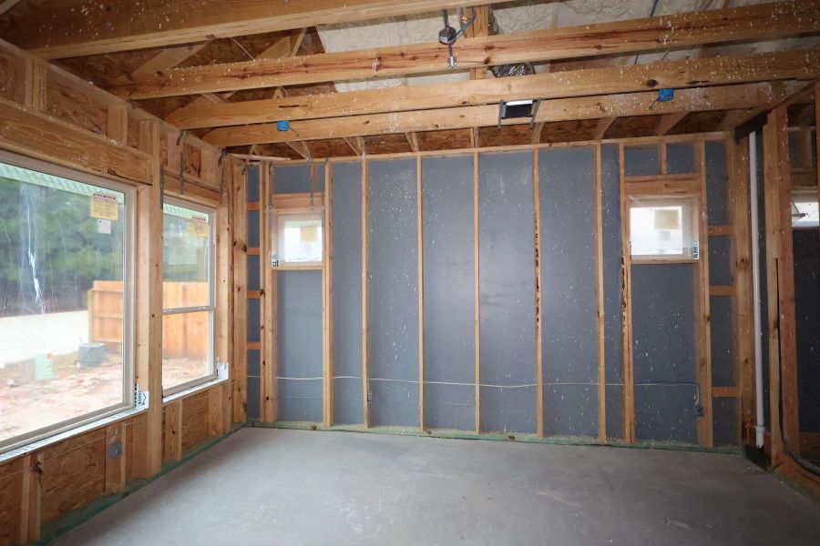 In-progress construction of a new home in Escondido 60' Homesites, Magnolia, TX (Image 11).