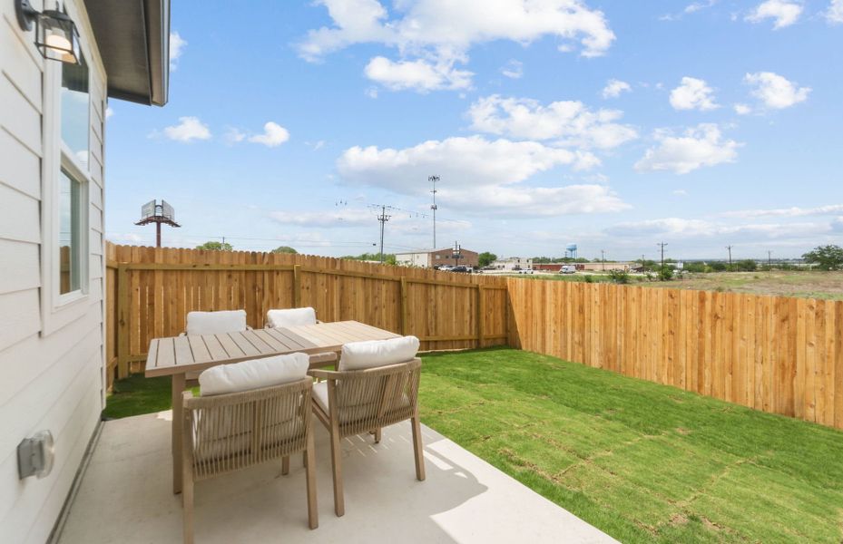 Representative exterior details of a home built from the Hewitt by Centex in Vantage, San Marcos (Image 29).