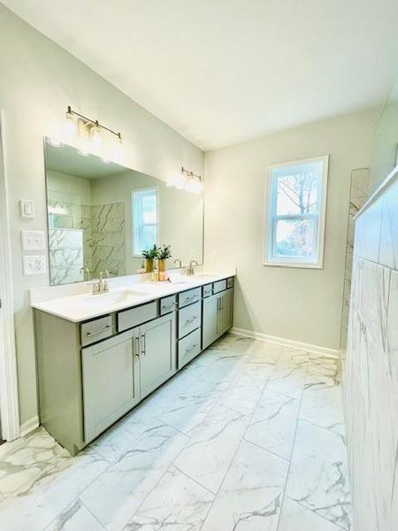 Furnished interior view inside a new home in Towne Village at Suwanee Dam, Sugar Hill (Image 26).