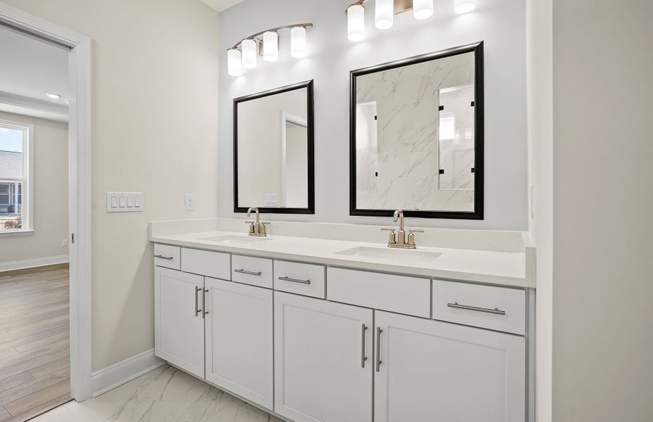 Furnished interior view inside a new home in Carolina Riverside, Belmont (Image 5).