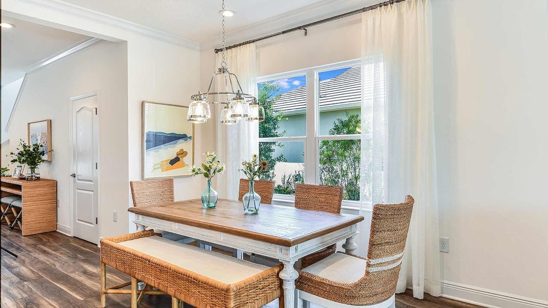 Furnished interior view inside a new home in Canoe Creek Real Estate and Homes for Sale in Parrish, FL - Neal Communities, Parrish (Image 10).