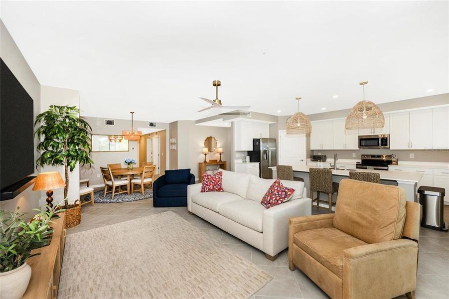 Furnished interior view inside a new home in Wellen Park Golf & Country Club, Venice (Image 13).