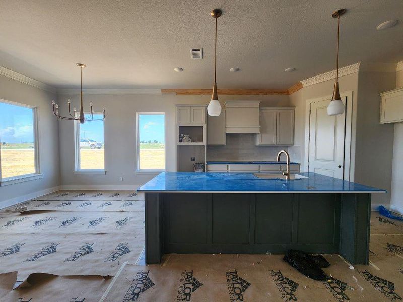 In-progress construction of a new home in Rocky Top, Krum, TX (Image 9).