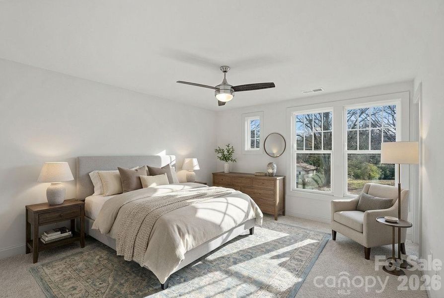 Furnished interior view inside a new home in , Charlotte (Image 11).