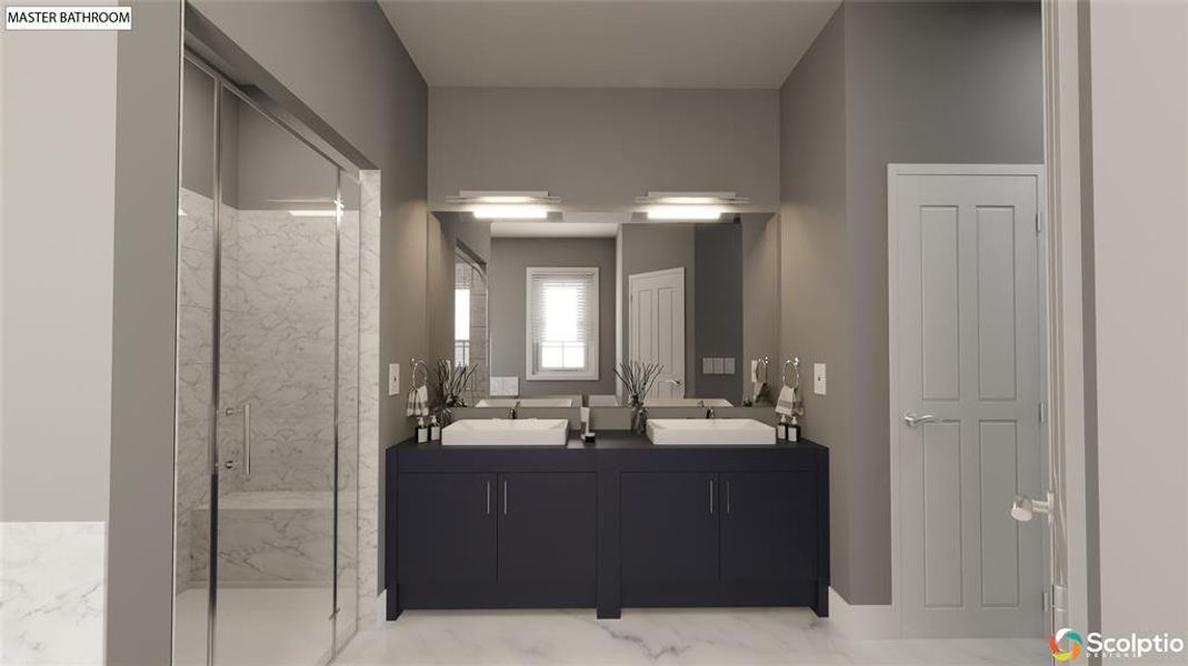 Furnished interior view inside a new home in , Leander (Image 13).