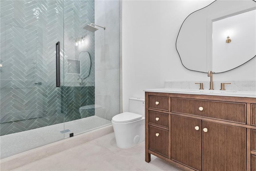 Furnished interior view inside a new home in , Tampa (Image 9). Furnished interior view inside a new home in , Tampa (Image 9).