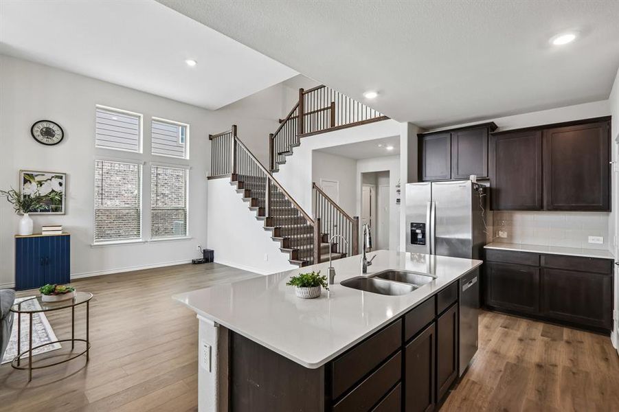 Furnished interior view inside a new home in Silverado, Aubrey (Image 18).