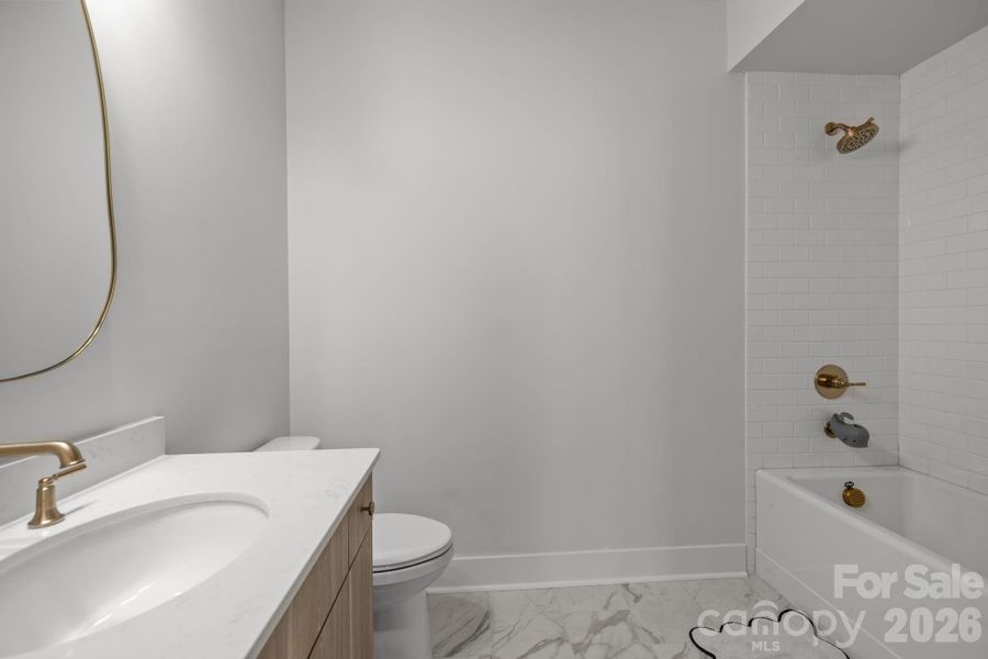 Full Bath on Second Floor