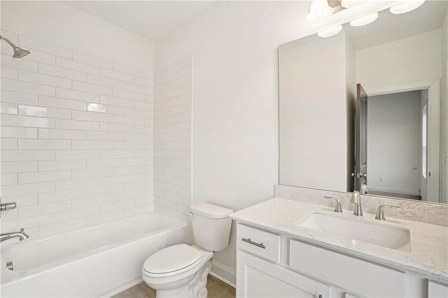 Furnished interior view inside a new home in Palisades Townhomes, Cumming (Image 12).