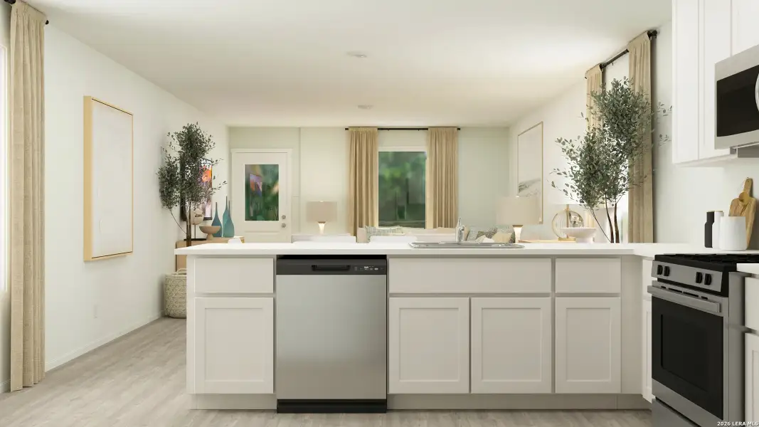 Furnished interior view inside a new home in Stone Garden, Elmendorf (Image 23).