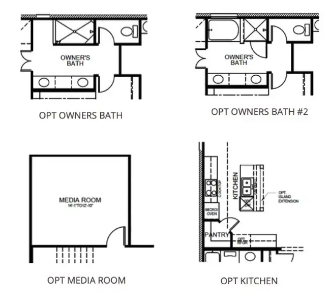2D floor plan layout for the Kensington by Cambridge Homes in Tinsley Meadows, Van Alstyne, TX (Image 5). 2D floor plan layout for the Kensington by Cambridge Homes in Tinsley Meadows, Van Alstyne, TX (Image 5).