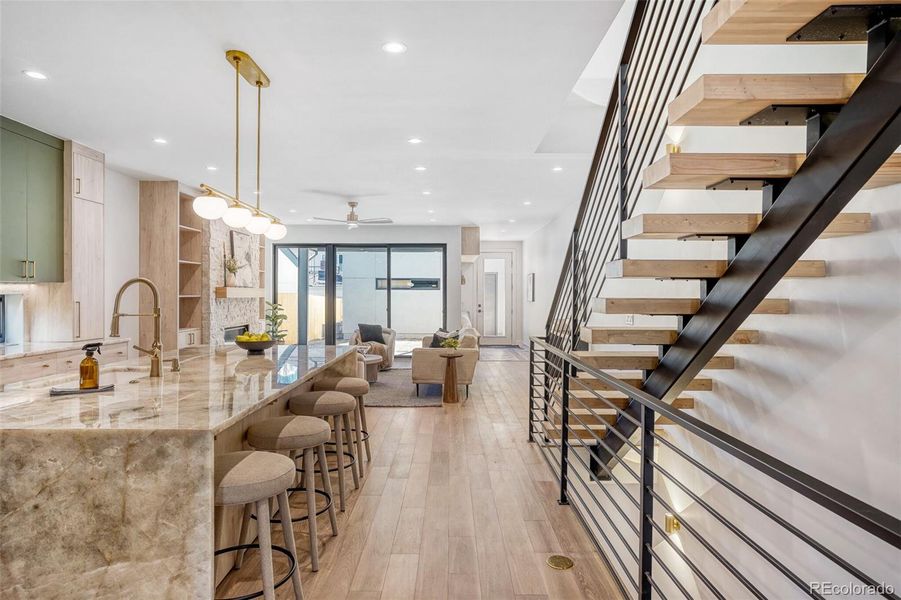 Furnished interior view inside a new home in , Denver (Image 12).