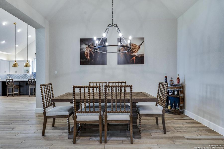 Furnished interior view inside a new home in Balcones Creek 70', Boerne (Image 7).