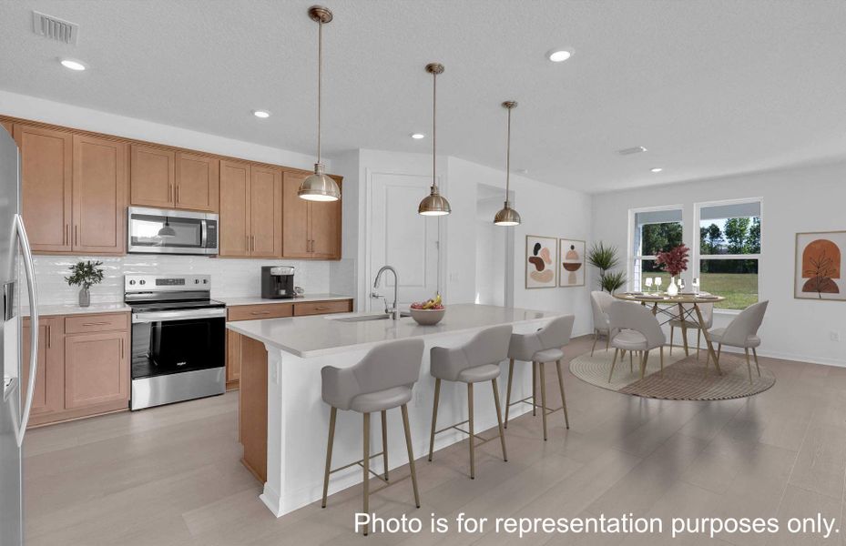 Furnished interior view inside a new home in Fiddler's Cove, Kingsland (Image 4).