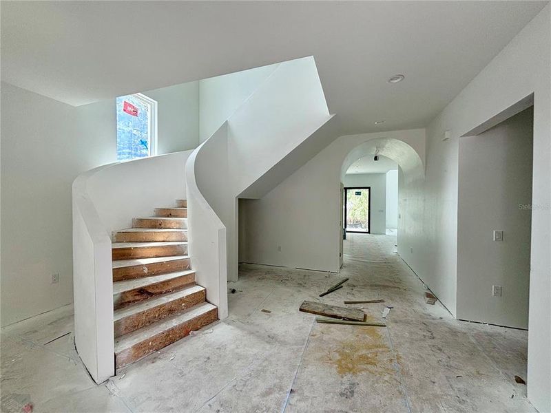 In-progress construction of a new home in , Tampa, FL (Image 83).