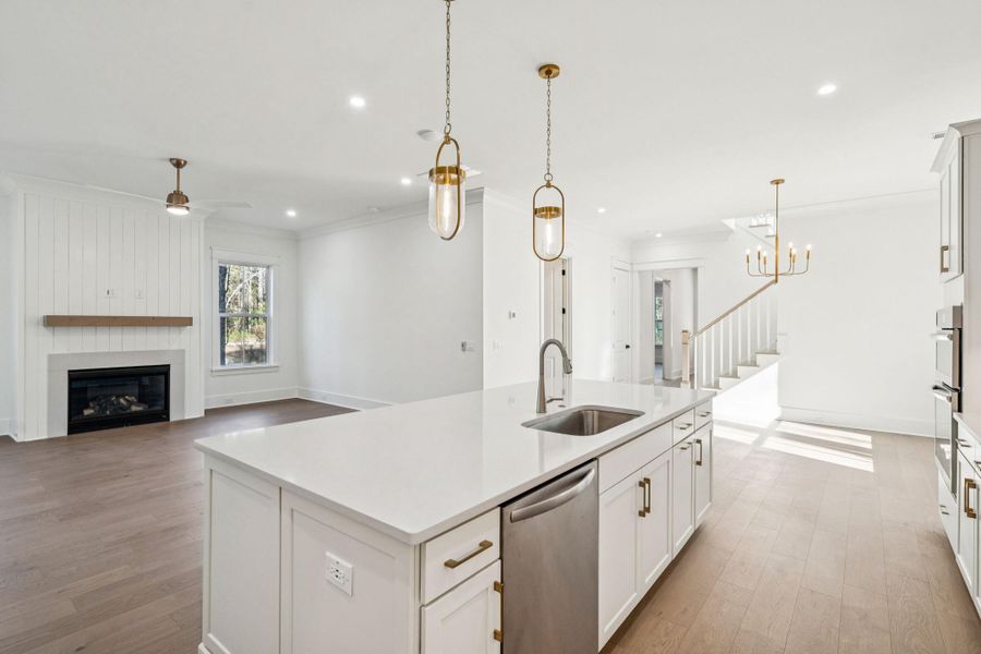 Furnished interior view inside a new home in , Awendaw (Image 6).