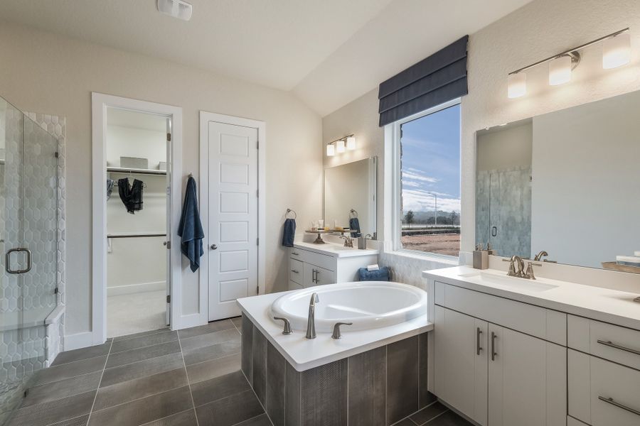 Furnished interior view inside a new home in Veramendi, New Braunfels (Image 6). Furnished interior view inside a new home in Veramendi, New Braunfels (Image 6).