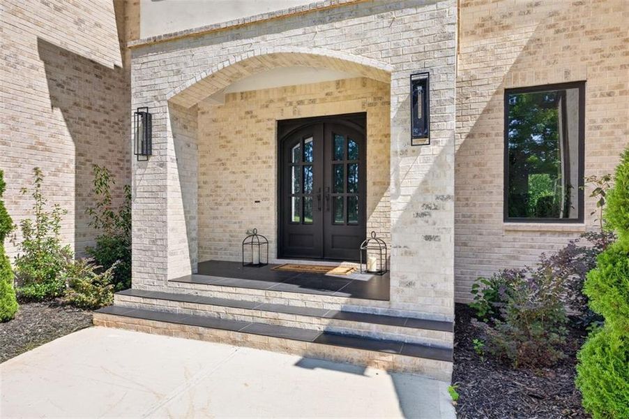 Exterior details and patio area of a home in , Buford (Image 40).