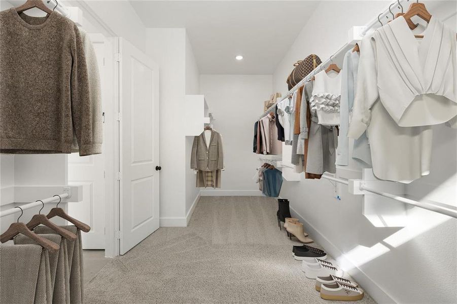 Furnished interior view inside a new home in Chatham Reserve, Providence Village (Image 25).
