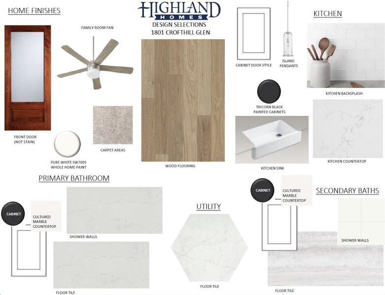 Sample of building materials used in homes in Devonshire, Forney (Image 49). Sample of building materials used in homes in Devonshire, Forney (Image 49).