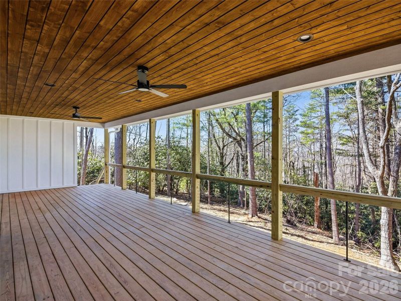 Exterior details and patio area of a home in , Hendersonville (Image 27).