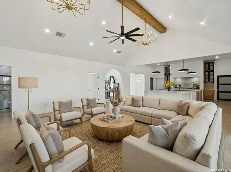 Furnished interior view inside a new home in , Floresville (Image 12).