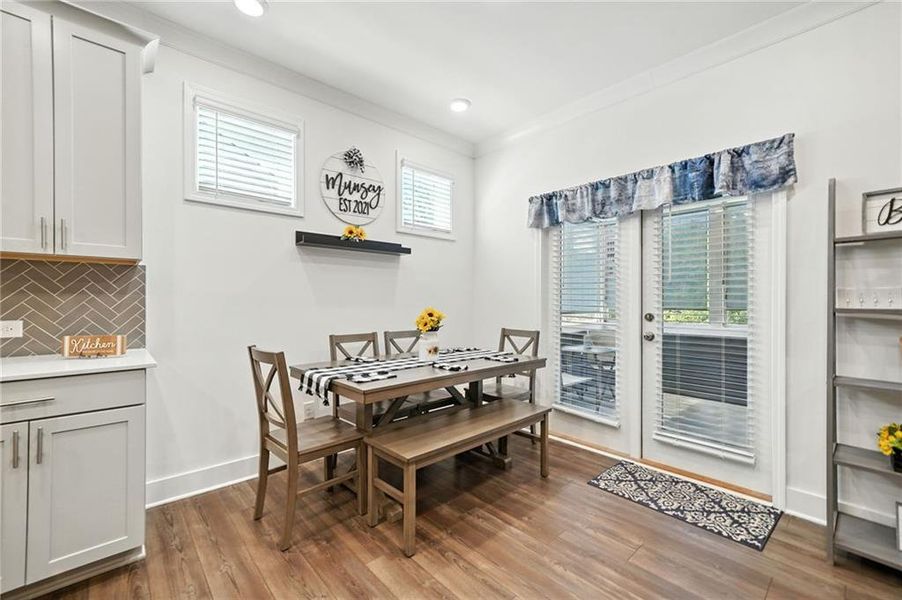Furnished interior view inside a new home in Hickory Bluffs, Canton (Image 28). Furnished interior view inside a new home in Hickory Bluffs, Canton (Image 28).