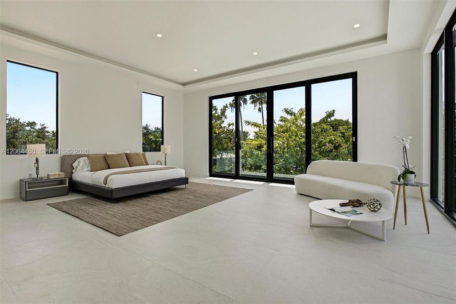 Bedroom with natural light