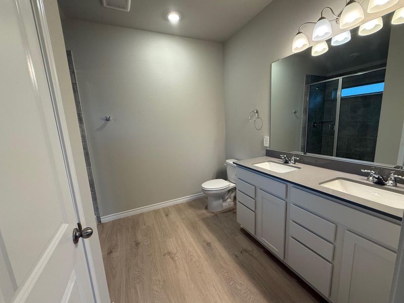 Furnished interior view inside a new home in Southern Pointe, College Station (Image 4).