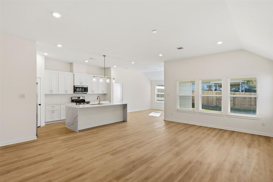 Welcome to the great room with enough space for the whole family!