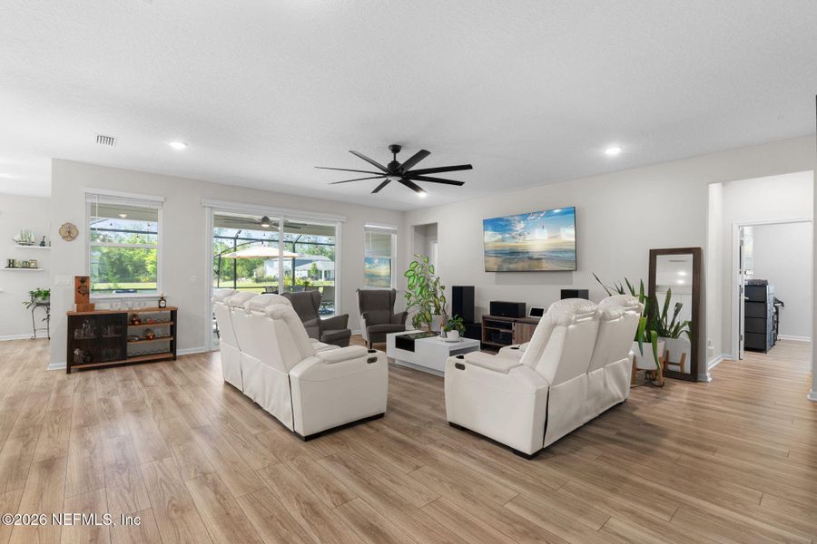 Furnished interior view inside a new home in RiverTown - Settlement, St. Johns (Image 8).